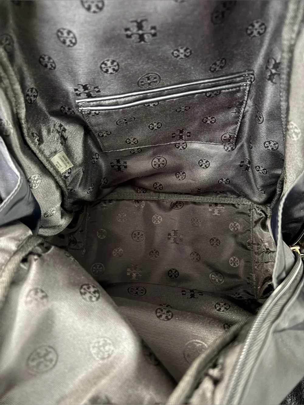 Tory Burch Backpack Black Nylon